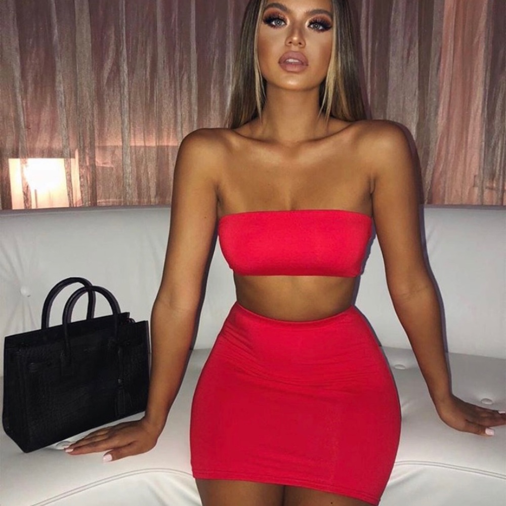 Hot pink set